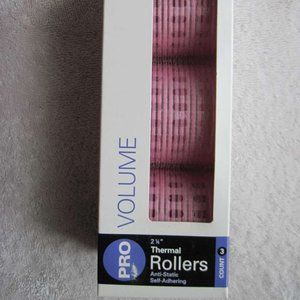 3 Hot Tools 2 1/4" Anti Static Self Adhering Thermal Rollers Hair Curlers Jumbo
